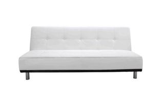 Sofá cama blanco - 2 plazas
