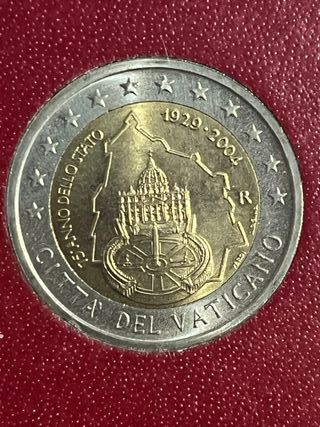 Moneda conmemorativa de 2€ VATICANO 2004