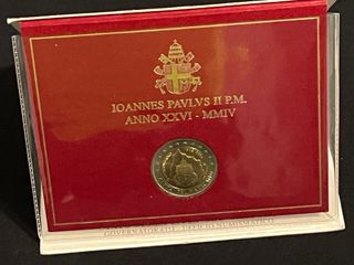 Moneda conmemorativa de 2€ VATICANO 2004