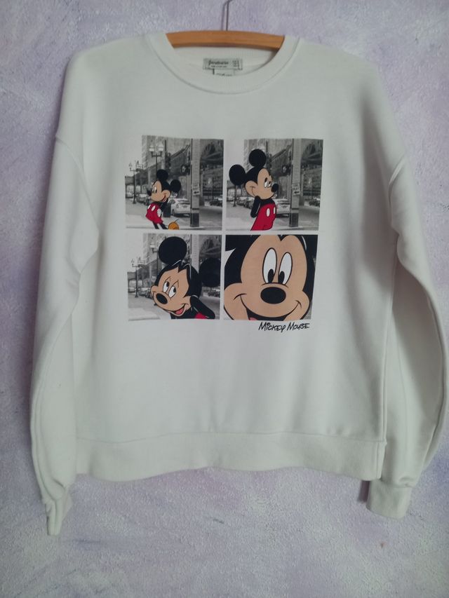 Sudadera Mickey Mouse blanca T S