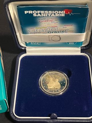 2 euros Italia 2021 Profesiones de la salud
