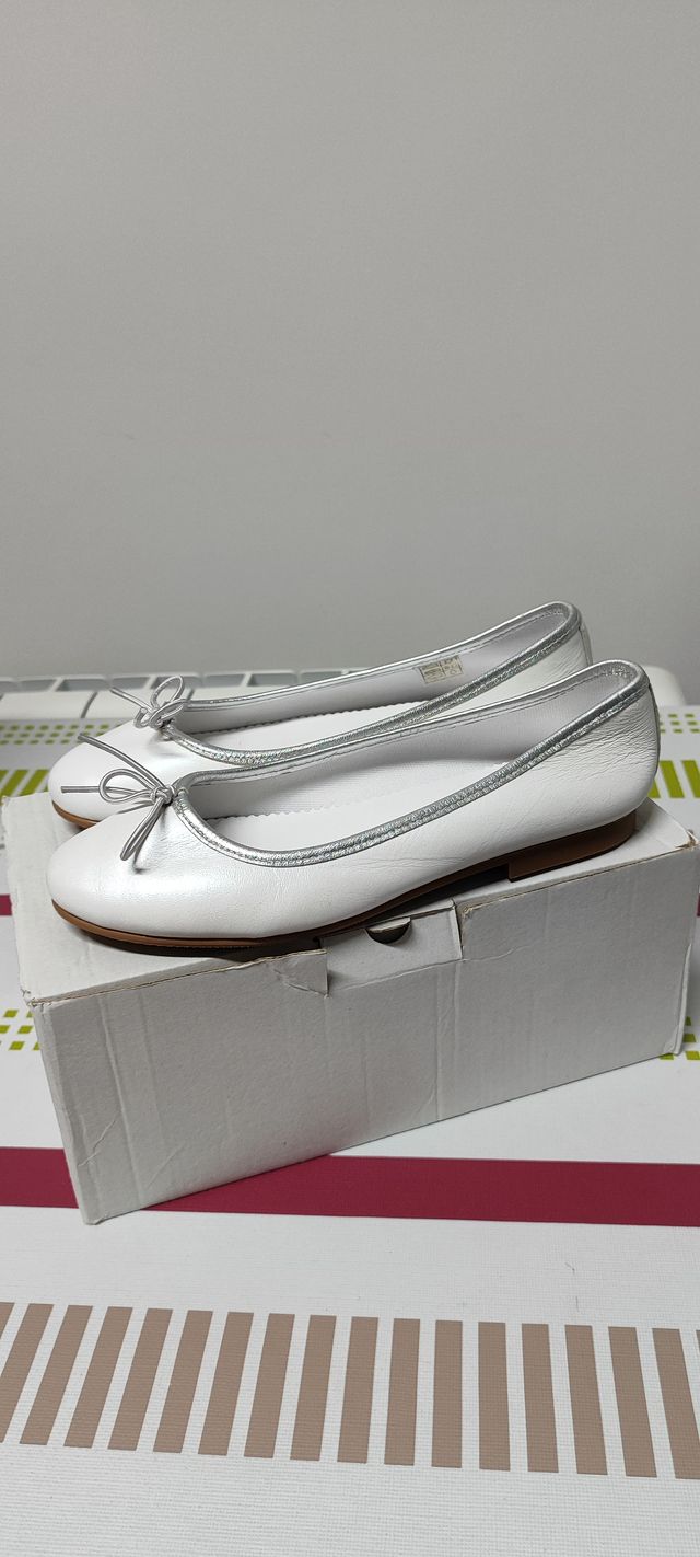 Manoletinas parisinas comunion niña talla 33 nueva