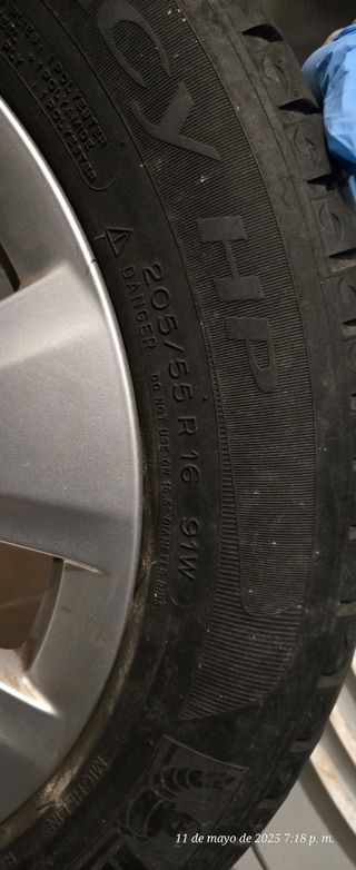 Llantas y neumático Audi - Rueda 205/55R16   91w