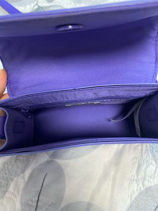 Bolso bandolera morado