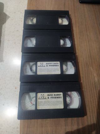 VHS infantiles ToonTown - 4 cintas