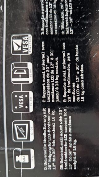 Soporte mural universal para televisión