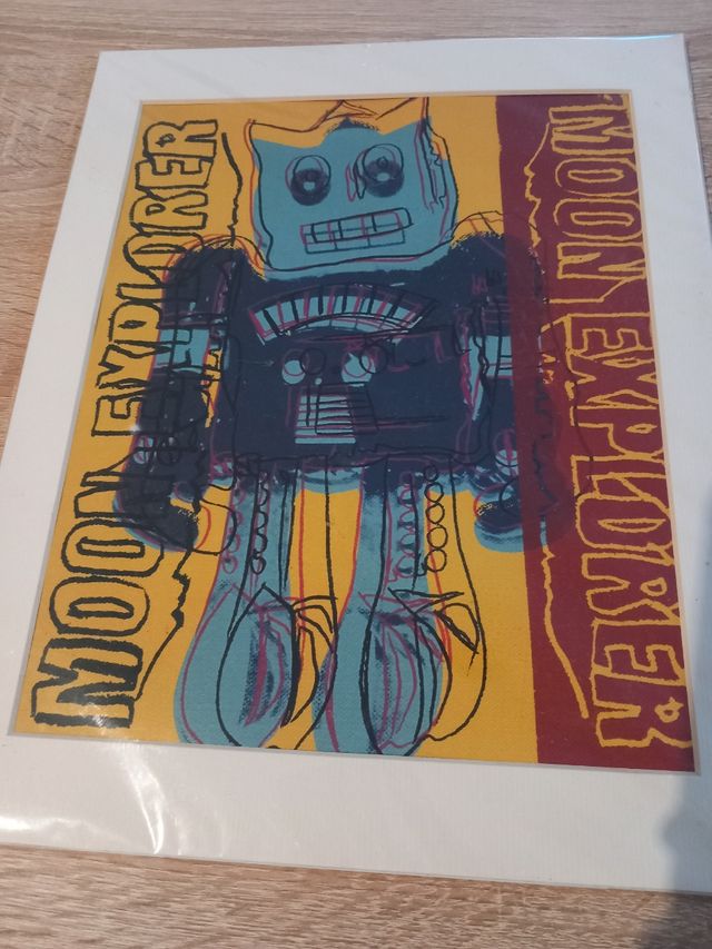 Litografía Warhol - Robot