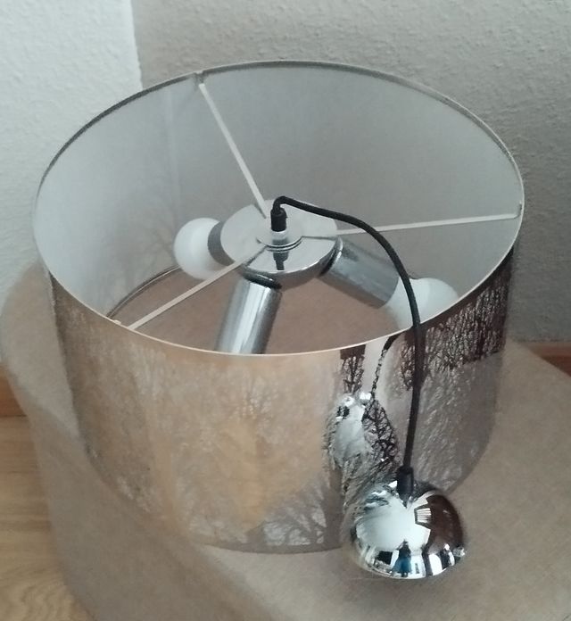 Lámpara de techo INSPIRE Forest cromo.