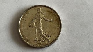Moneda 5 Francos Francia 1960