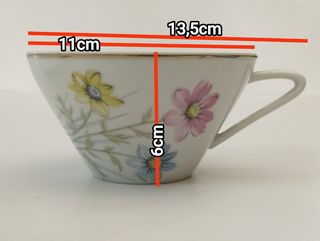 Taza Vintage Santa Clara - Porcelana