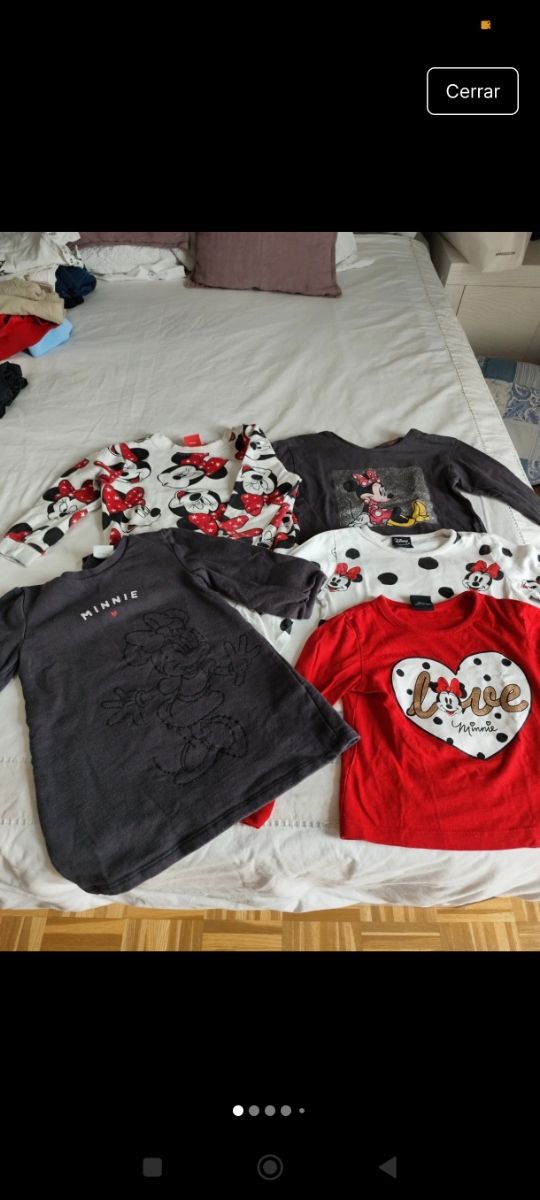 Lote de ropa de Minnie Mouse niña