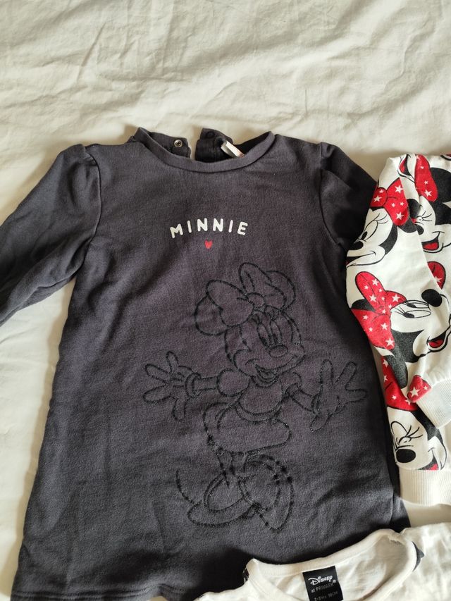 Lote de ropa de Minnie Mouse niña