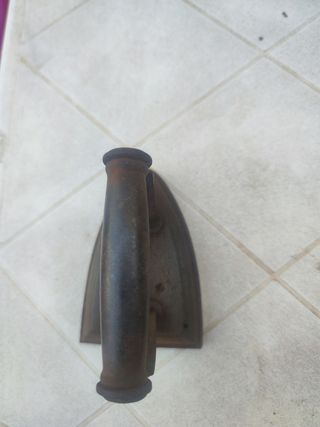 Plancha de hierro muy antigua