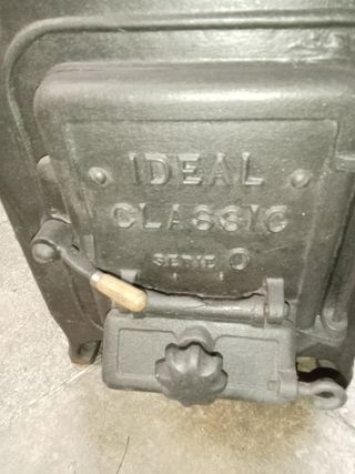 Caldera carbón/leña, Roca serie,0, en persona