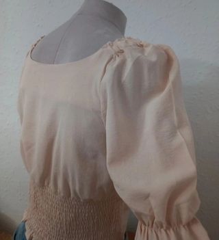 Top crop rosa vintage