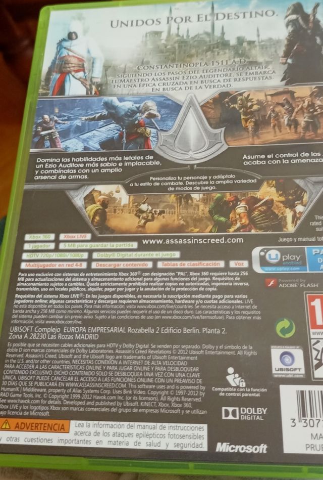 Assassin's creed revelations Xbox 360