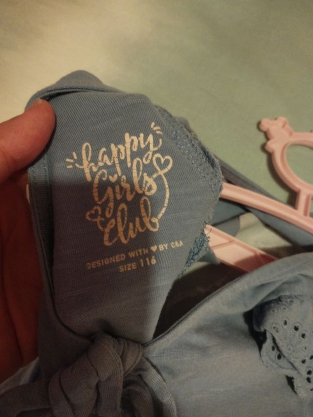 Vestido Unicornio niña 116 Cy A, azul