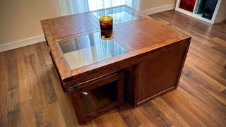 Mesa centro madera maciza - 3 piezas