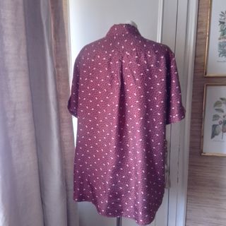 Camisa seda natural UTERQÚE. 