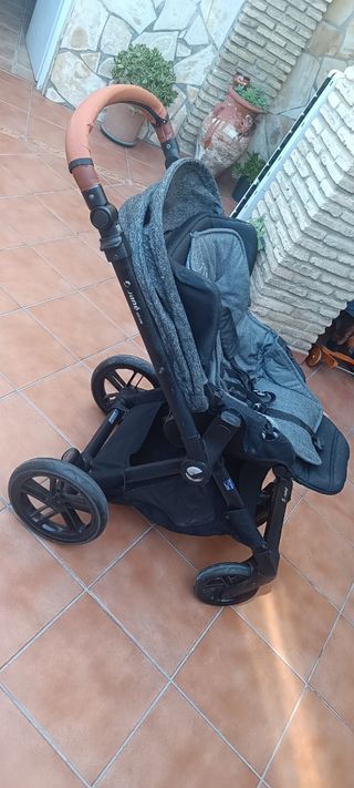 Carrito Jane Muum - Gris y Capazo + regalos