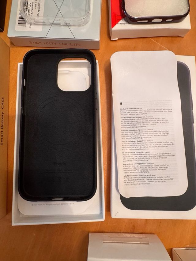 CAJA Y FUNDAS IPHONE 13 PRO