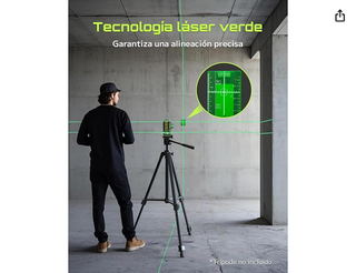 Nivel Láser Autonivelante LasGoo 4x360°.