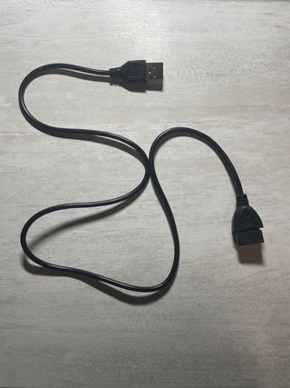 Cable USB macho a USB hembra