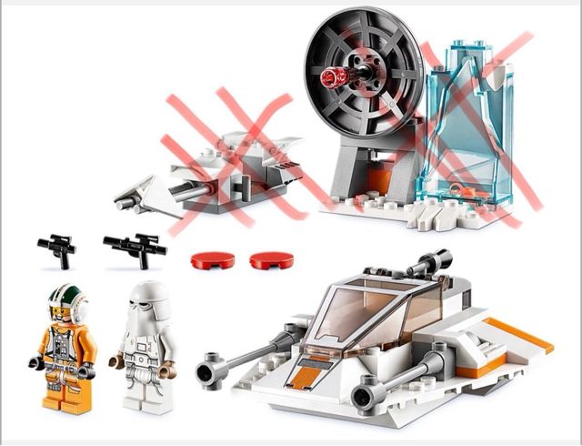 Lego Speeder di Neve Star Wars