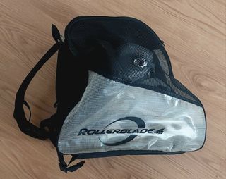 Patines Rollerblade  en línea  y protecciones. 