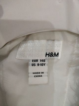 Trenca blanca sin mangas - Talla única