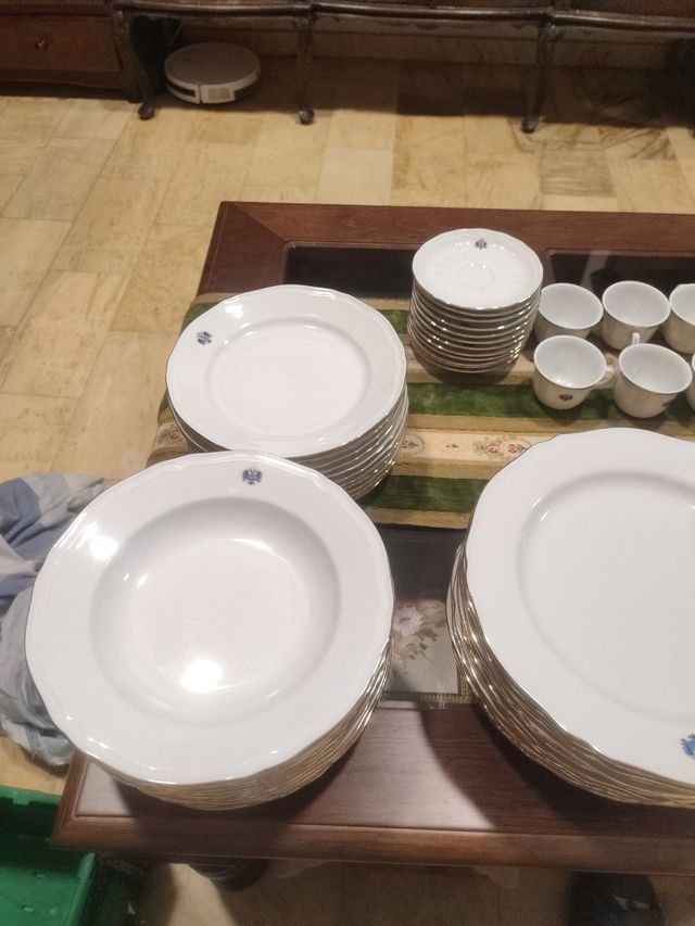 Vajilla porcelana fina royal kent