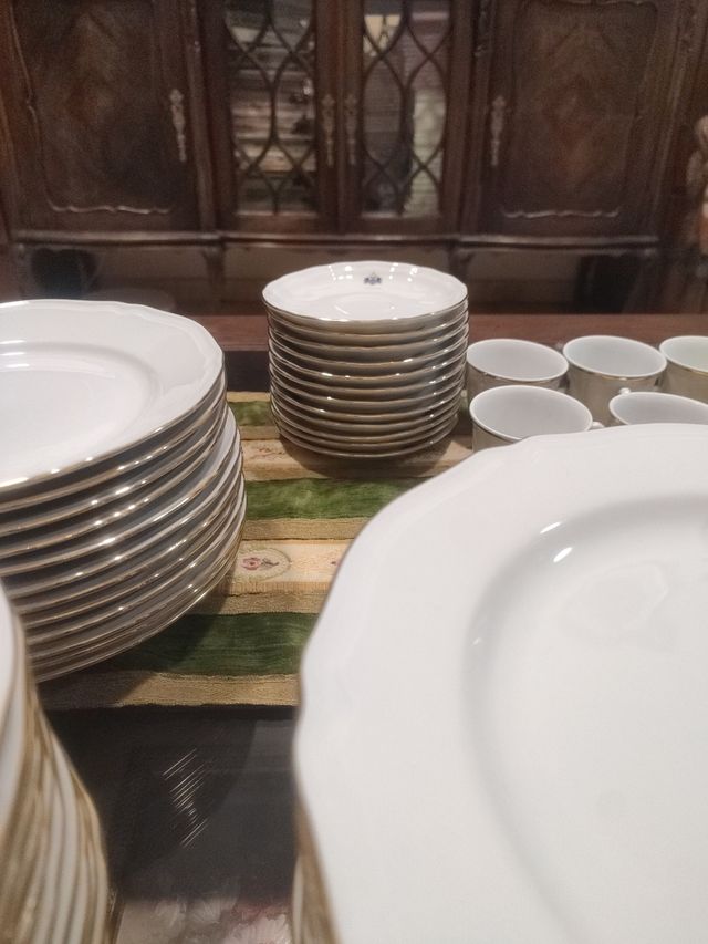 Vajilla porcelana fina royal kent