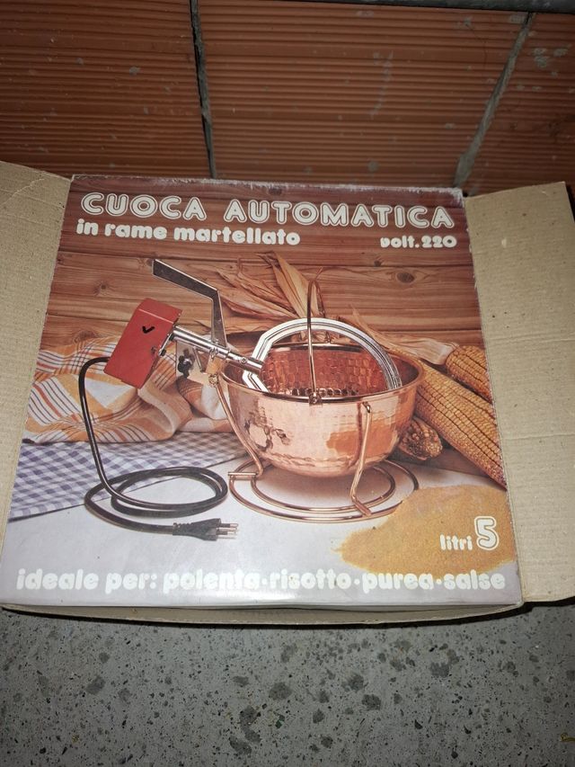 Cuoca automatica in rame Botta elettrica 220Volt