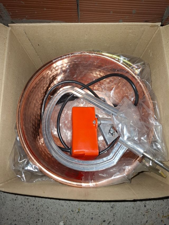 Cuoca automatica in rame Botta elettrica 220Volt