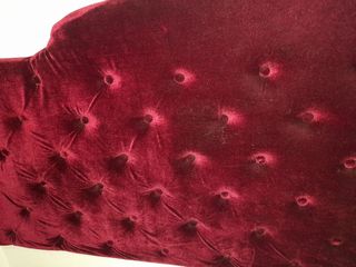 Cabecero terciopelo Rojo