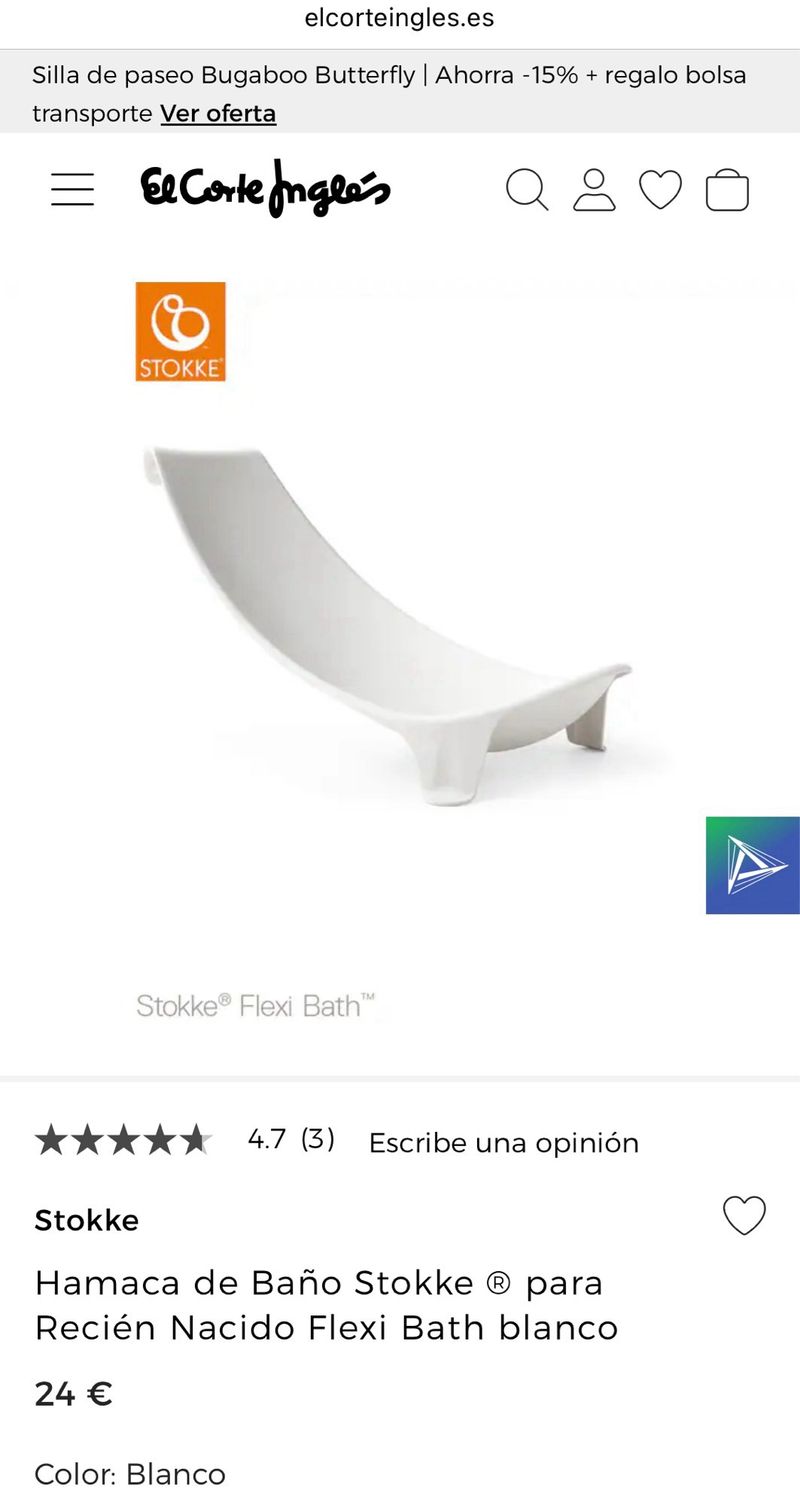 Baño Soporte BaÃ±era Stokke El Corte InglÃ©s Comprar Tapon Bañera