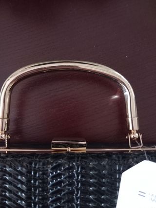 Bolso fiesta negro dorado