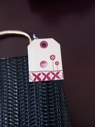 Bolso fiesta negro dorado