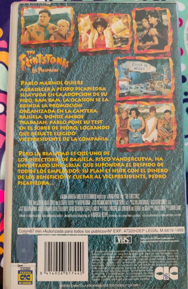 VHS Los Picapiedra (Familiar)