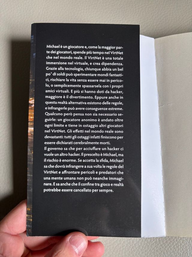 Il giocatore. Virtnet Runner. The mortality doctri