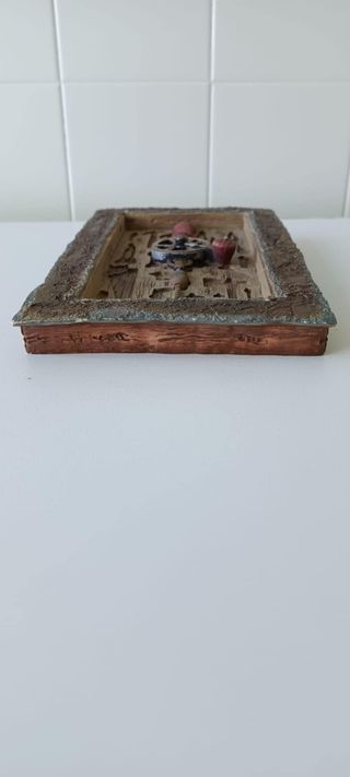 Cuadro de resina  taladro