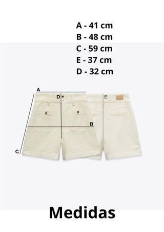 Bermudas cuero Premium talla M