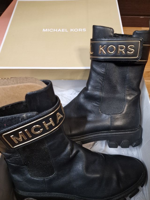 Botas Michael Kors - Piel Negra