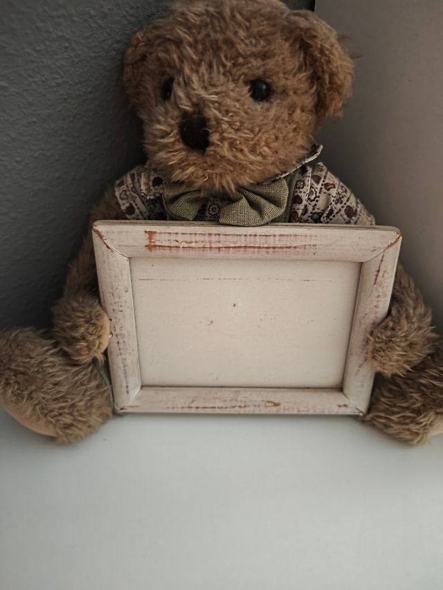Osito de peluche con marco