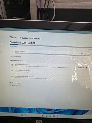 Ordenador HP todo en uno 22