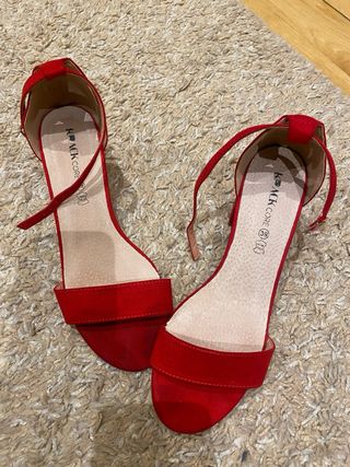 Sandalias rojas KPACK CORE - Talla 39.