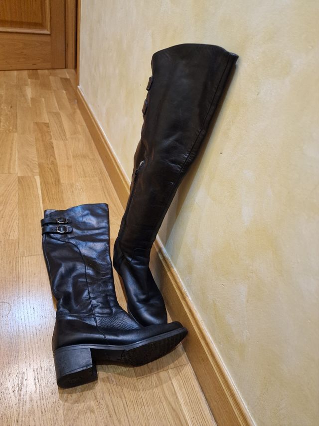 Botas altas Wonder negras