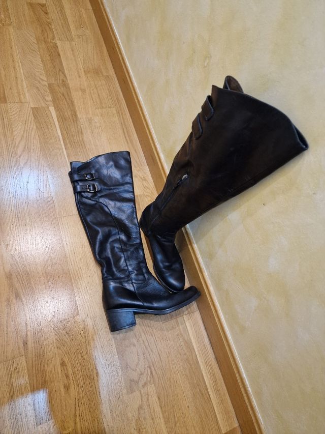 Botas altas Wonder negras