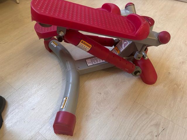 Mini stepper ejercicio rosa