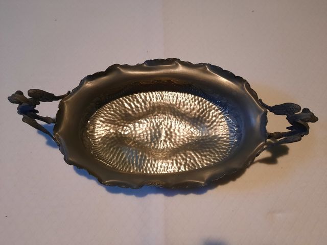 Centrotavola, portagrissini peltro